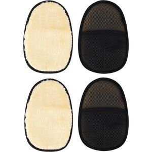 Set of 4 Ultra-Soft Dual-Sided Detailing Mitts – Brand New!